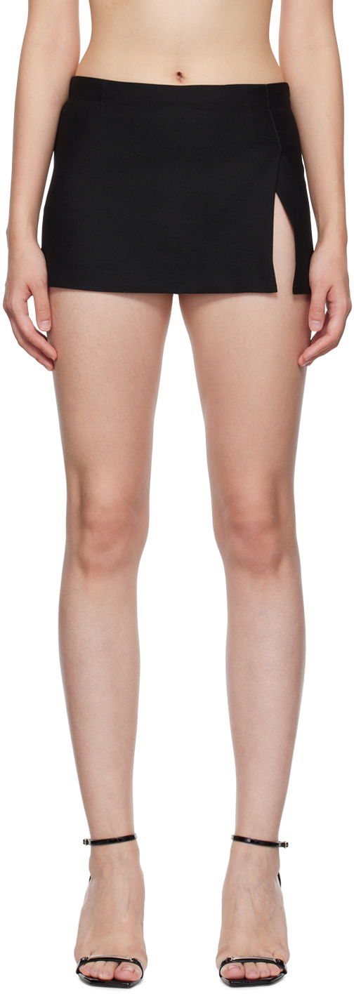 Sukňa Miaou Miaou Micro Miniskirt Čierna | 4012-CL-BLK