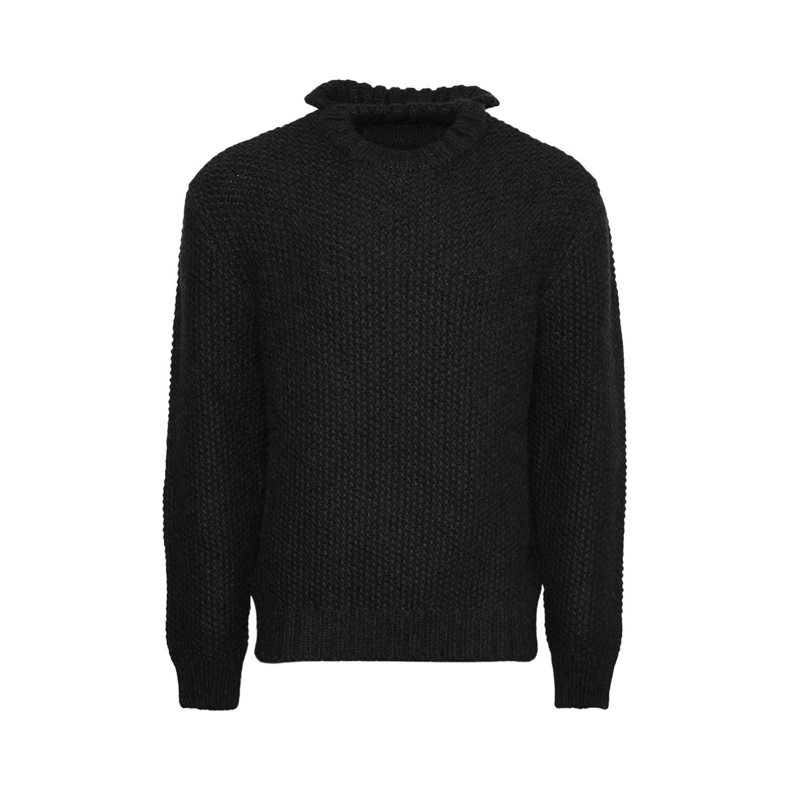 Balaclava Textured Crewneck