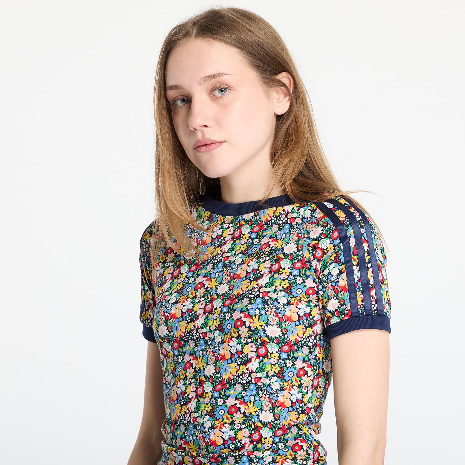 Tričko adidas Originals adidas Originals x Liberty London Cali Floral T-Shirt Rôznofarebný | JC7776, 1