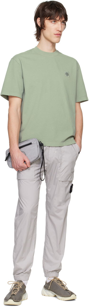 Tričko Stone Island Stone Island Combed Organic Cotton Jersey T-Shirt Zelené | K1S15 2100034 S0115, 3