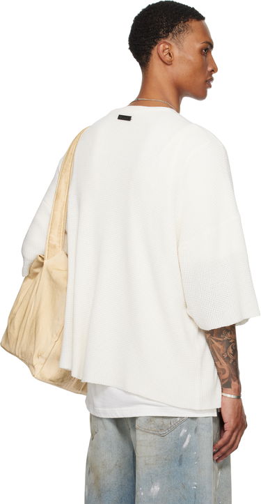 Tričko Fear of God Fear of God ESSENTIALS Waffle Short Sleeve T-Shirt Biela | 192SP256154F, 2