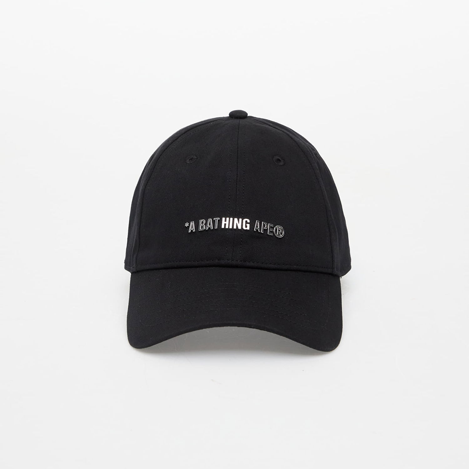 Šiltovka BAPE A BATHING APE Metal Logo Pin Cap Black Čierna | 001CPK301307M BLK, 0