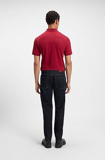 Džínsy BOSS Maine regular-fit jeans soft-motion denim Navy | 50549519, 1