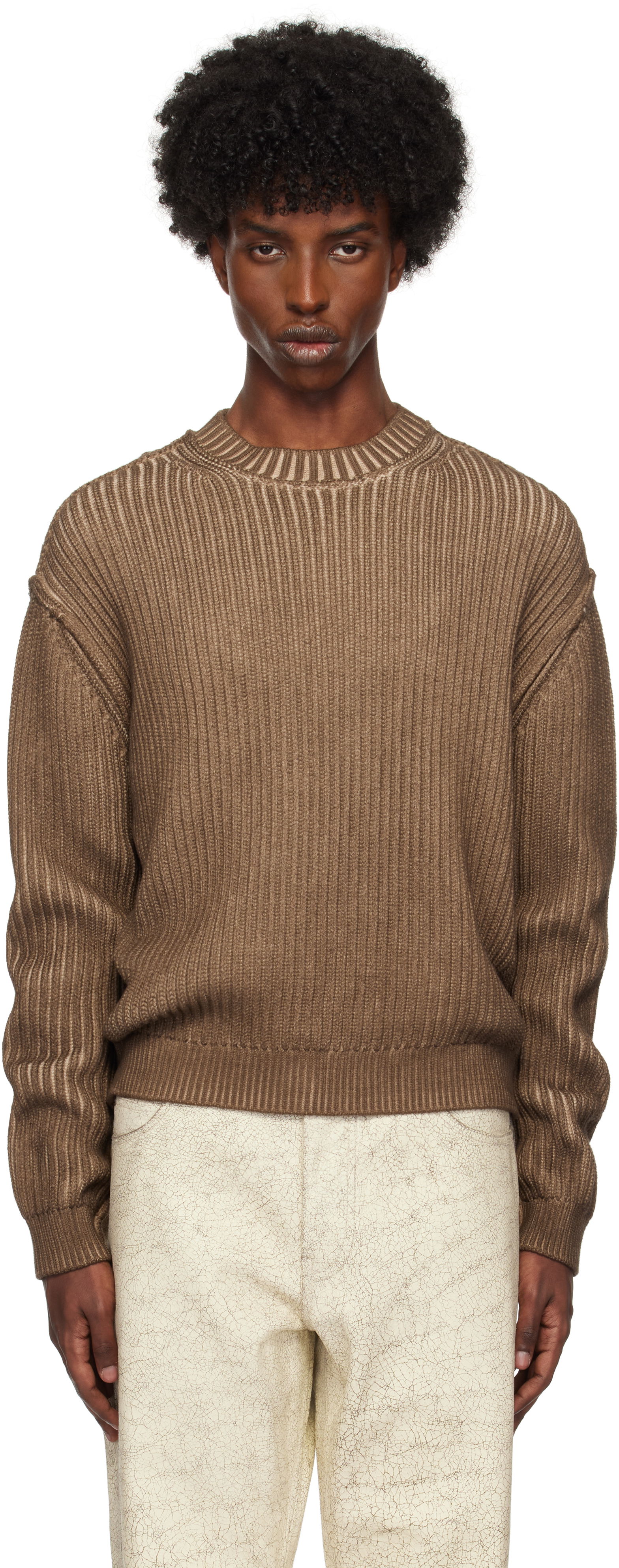 Vintage Washed Crewneck Sweater