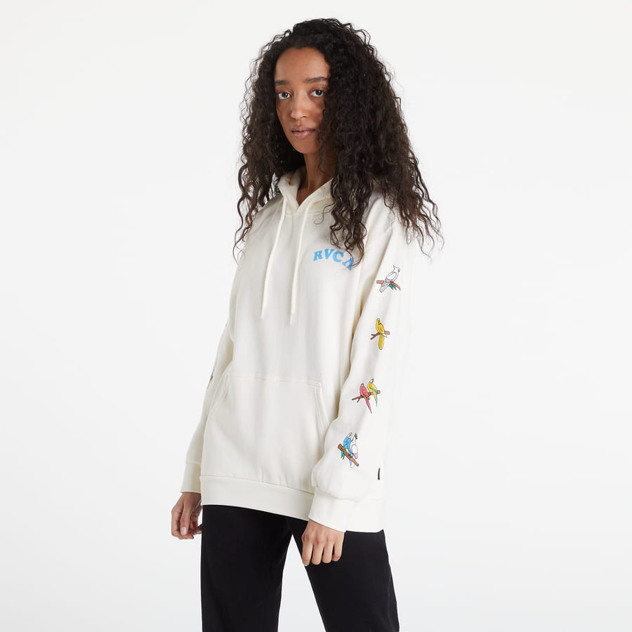 Mikina RVCA Parrot Ice Hoodie Biela | C3HORE RVP2, 0