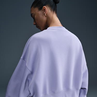 Sveter Nike Sportswear Phoenix Fleece Crewneck Sweatshirt Fialová | DQ5761-533, 4