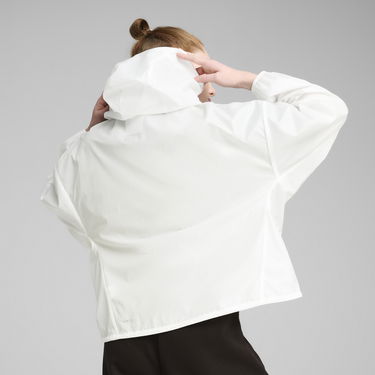 Vetrovka Puma WARDROBE ESS Women's Cropped Windbreaker Jacket Biela | 629917_02, 3