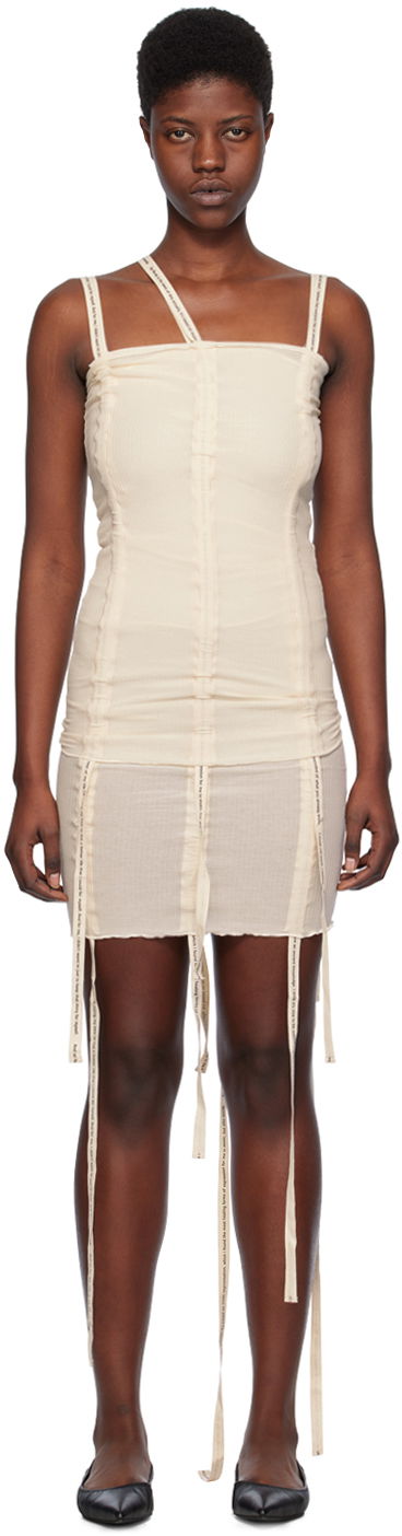 Šaty Baserange Strap Tank Top Dress Béžová | TOHS-RB-SP24, 0