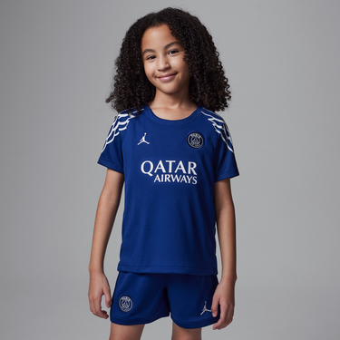 Dres Jordan Jordan Paris Saint-Germain 2025 Stadium Fourth Kit Set - Little Kids Modrá | HJ0930-493, 2