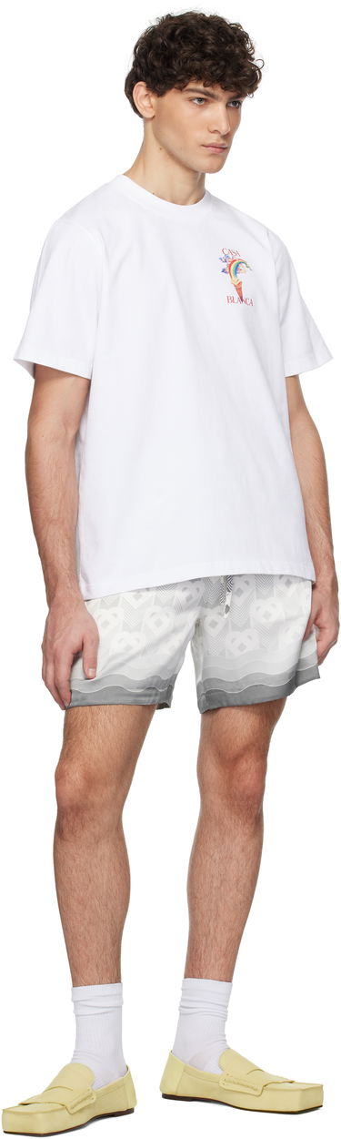 Šortky Casablanca Drawstring Shorts Šedá | MPS25-TR-012-01, 3