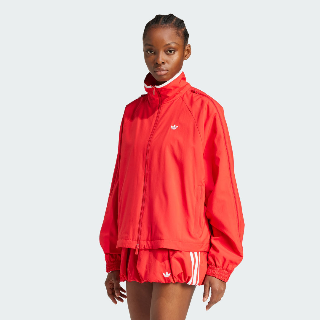 Vetrovka adidas Performance Adilenium Season 3 Zip Jacket Červená | JX9203, 0