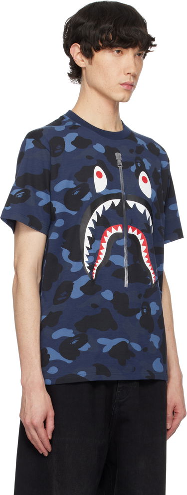 Tričko BAPE Camo Shark Graphic T-shirt Modrá | 001CSK801008M, 1