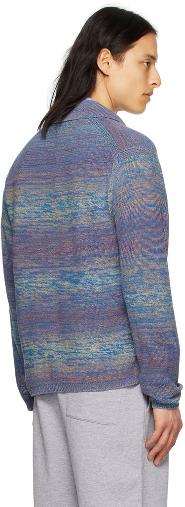 Sveter Paul Smith Paul Smith Spread Collar Knit Cardigan Modrá | M1R-856X-K02005-46, 2
