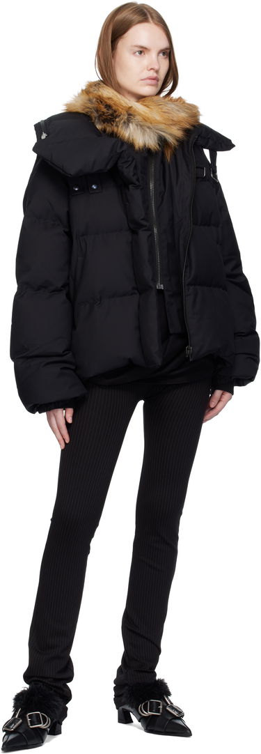 Prešívaná bunda Ottolinger Ottolinger Deconstructed Double Zip Down Puffer Jacket Čierna | 109-702609-01, 3