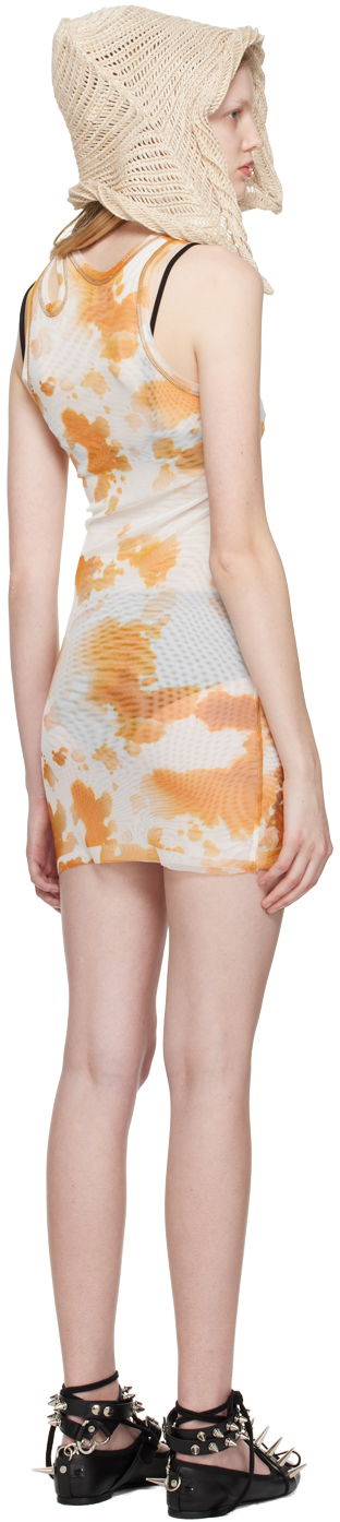 Šaty Ottolinger Ottolinger Cutout Tie-Dye Mini Dress Oranžová | 100815, 2