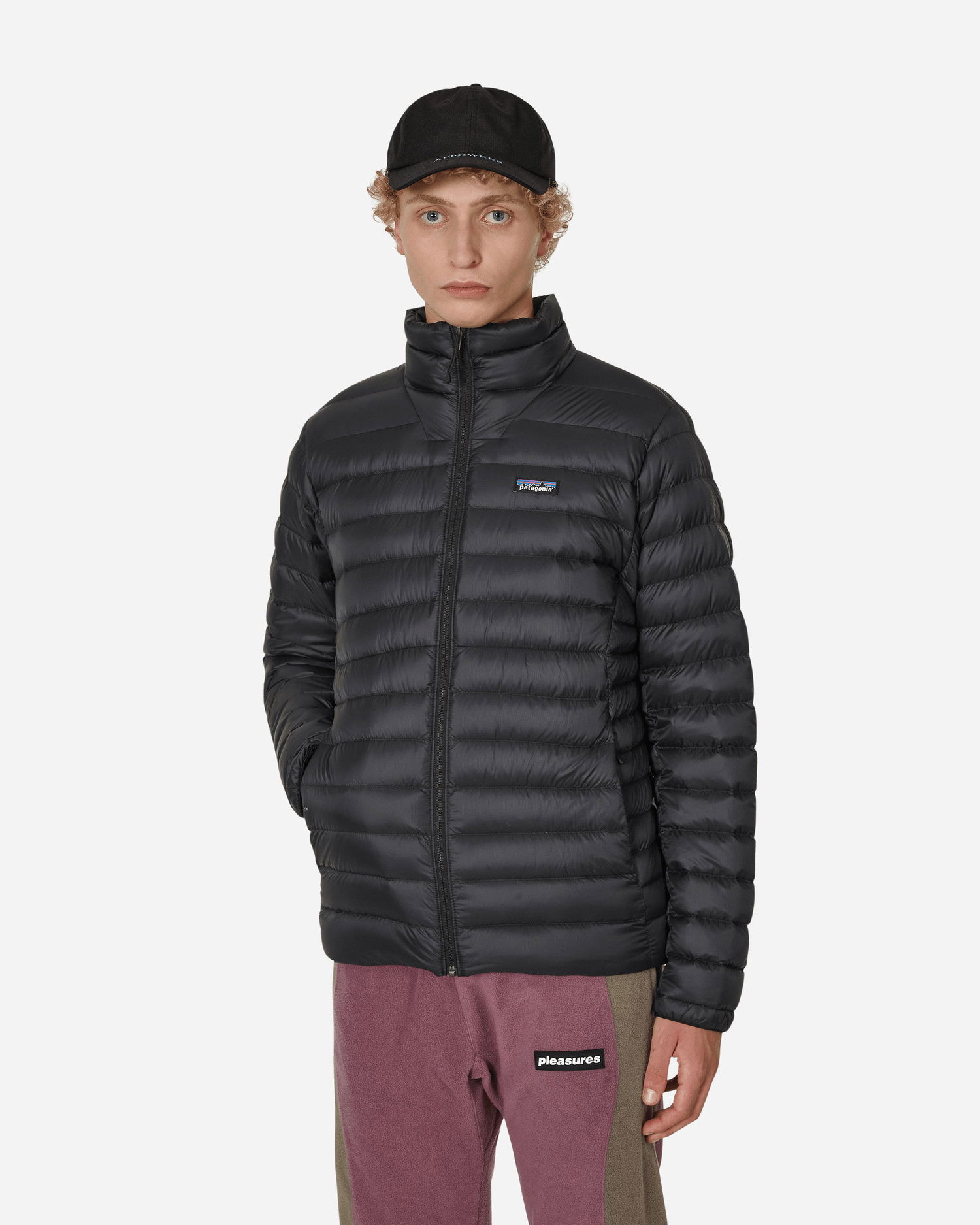 Prešívaná bunda Patagonia Down Sweater Jacket Čierna | 84675-BLK, 0