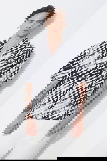 Košeľa Aries Hibiscus Pattern Hawaiian Shirt Regular Fit Rôznofarebný | SUAR40108X, 0