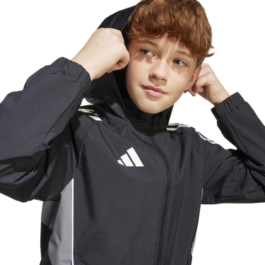 Vetrovka adidas Originals Adidas TIRO25C Hooded Jacket Čierna | iw0448, 2