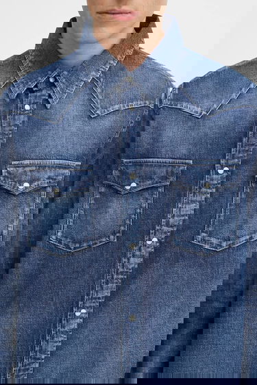 Košeľa visvim Visvim Social Sculpture Denim Shirt Modrá | 125105007001, 3