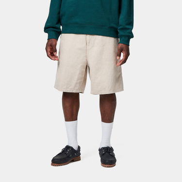 Šortky Carhartt WIP Walter Single Knee Short Natural rinsed Béžová | I033583_6, 0