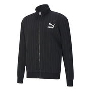 PUMA Pinstripe Fleece Lined Track Jacket