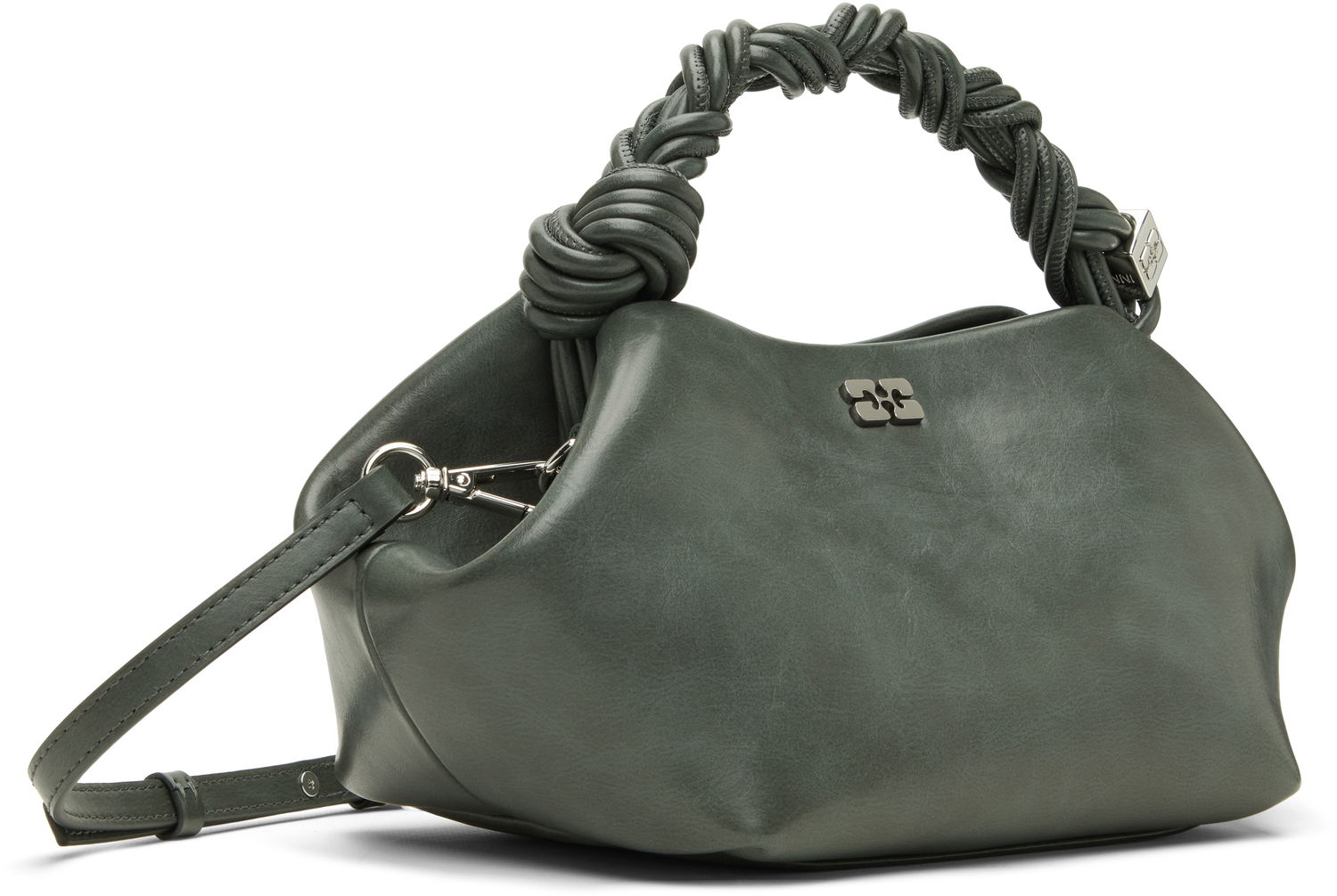 Kabelka GANNI Small Bou Bag with Braided Handle Zelené | A6864, 1