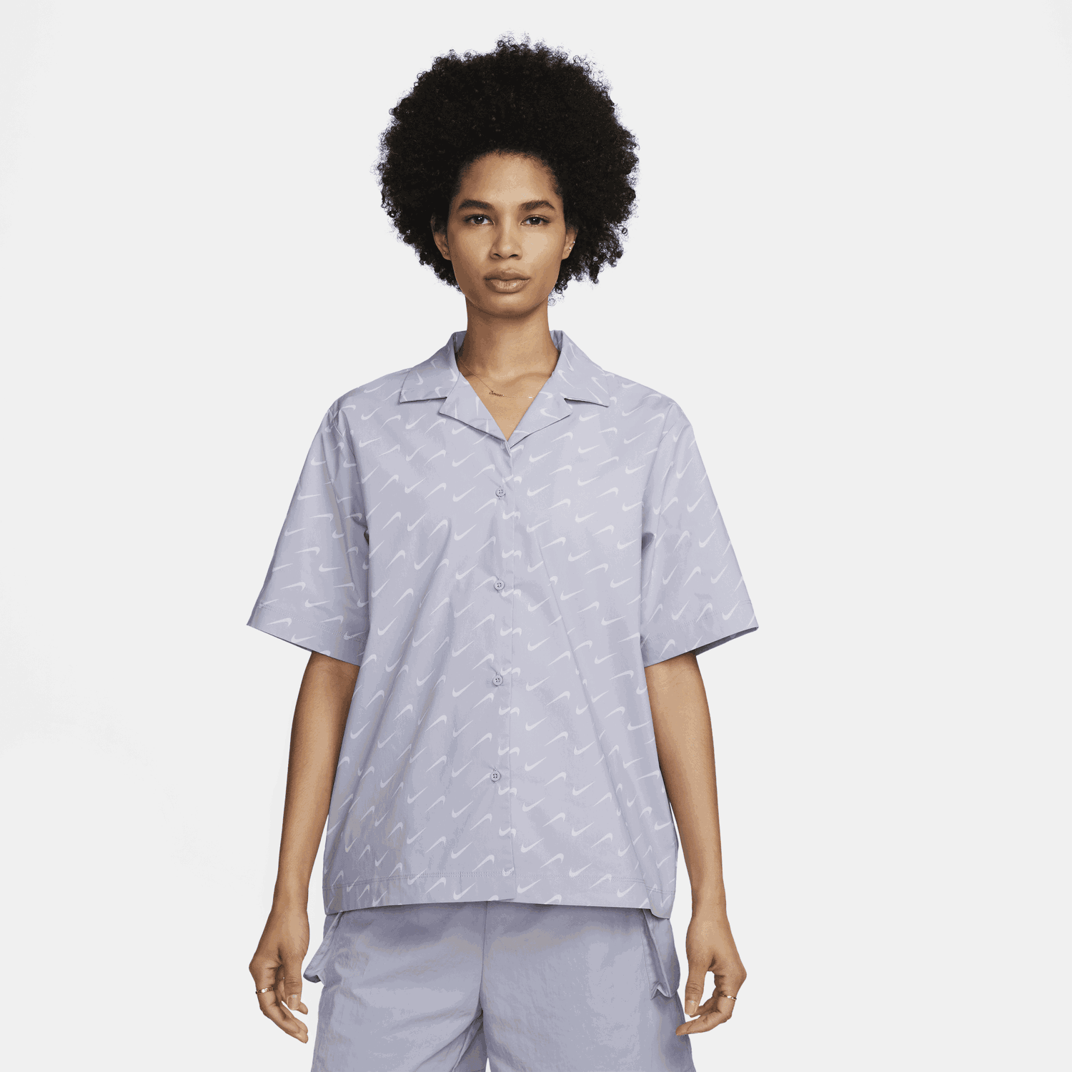 Košeľa Nike Sportswear Everyday Modern Woven Shirt Fialová | DV7930-519, 0