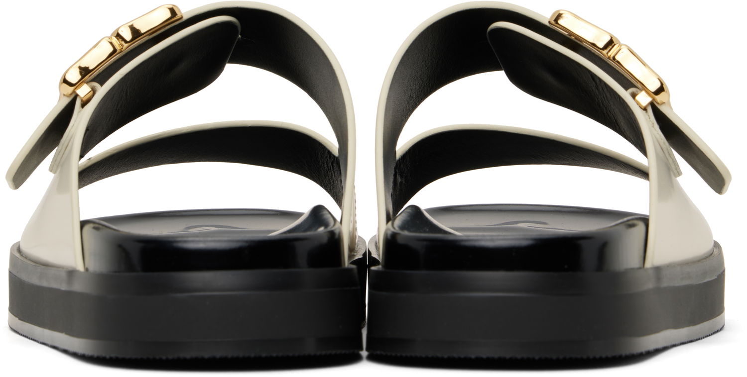Doplnky Givenchy Givenchy 4G Liquid Flat Sandals Biela | BE309UE2CF105, 1