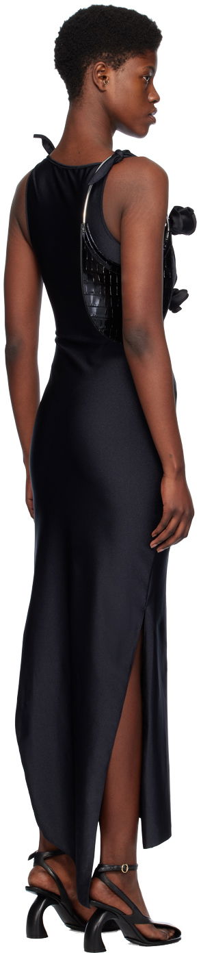 Šaty Coperni Coperni Asymmetric Flower Maxi Dress Modrá | COPR44545C, 2