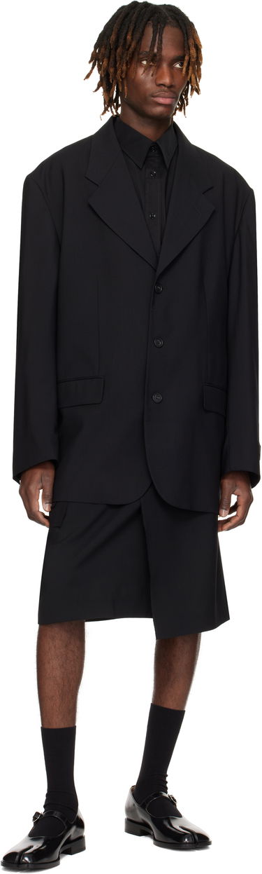 Kabáty Maison Margiela MM6 Maison Margiela Virgin Wool Blazer Čierna | SH0BN0011 M35080, 3