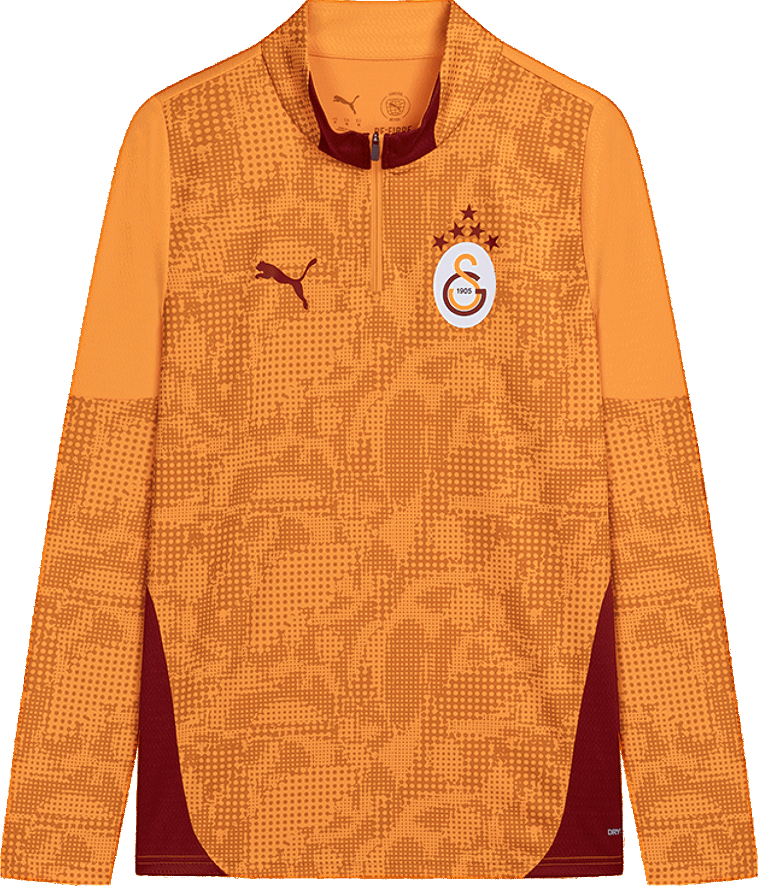 Tričko Puma Galatasaray SK Training 1/4 Zip Top Oranžová | 782887-06, 0