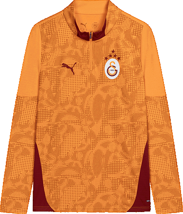 Tričko Puma Galatasaray SK Training 1/4 Zip Top Oranžová | 782887-06, 0