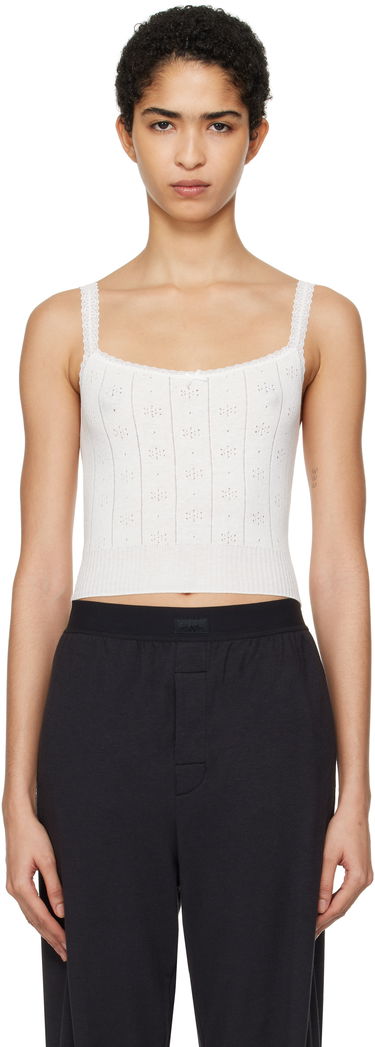 Tielko SKIMS Sweater Camisole Biela | SL-CAM-6485W, 0