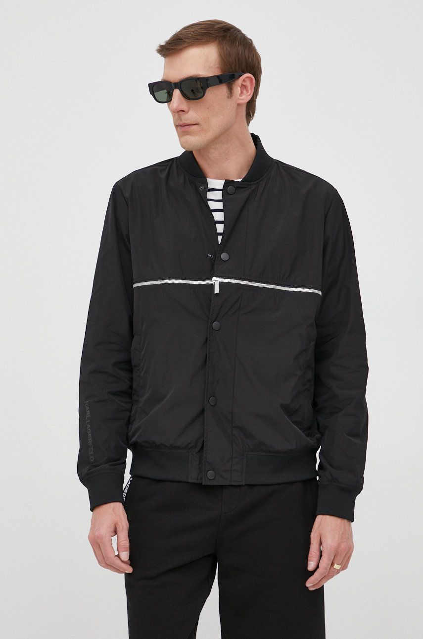 Bunda KARL LAGERFELD Jacket Čierna | 521504.505002, 0