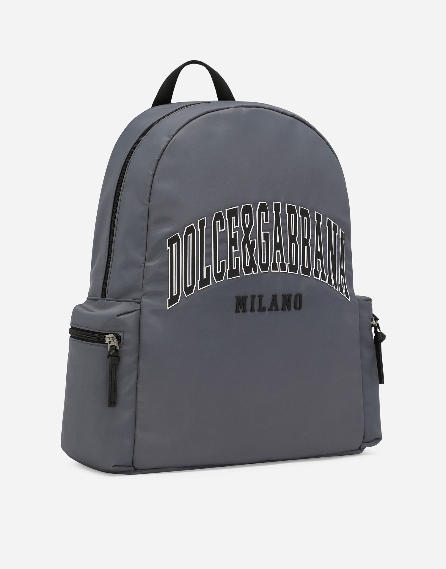 Batoh Dolce & Gabbana Dolce & Gabbana Nylon Backpack With Logo Šedá | EM0122AU1348B836, 1