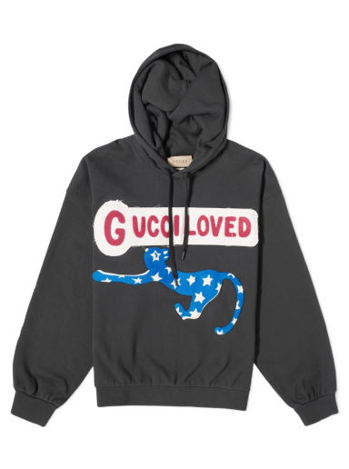 Mikina Gucci Loved Logo Hoody Black Čierna | 721427-XJFWI-1283