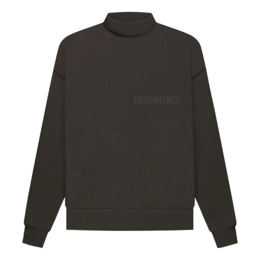 Sveter Fear of God Essentials Mockneck Sweatshirt Čierna | FOG-FW22-044