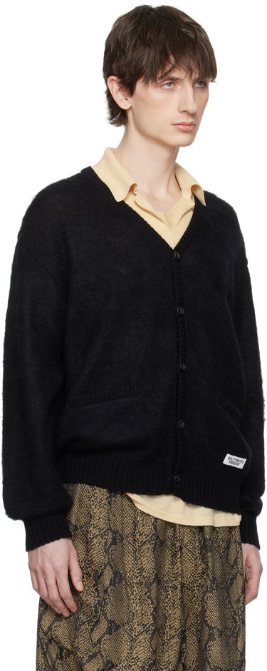 Sveter WACKO MARIA WACKO MARIA Mohair Knit Cardigan Čierna | 25SS-WMK-KN06, 1