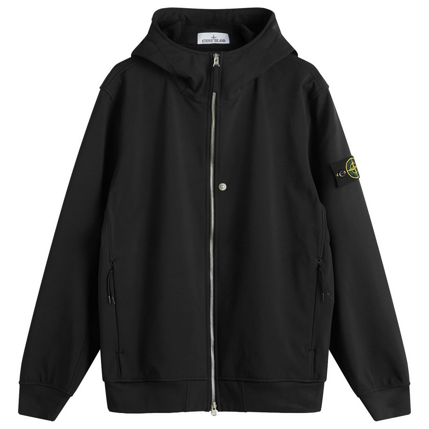 Bunda Stone Island Soft Shell-R Hooded Jacket Čierna | K2S15Q100004-V0029, 1