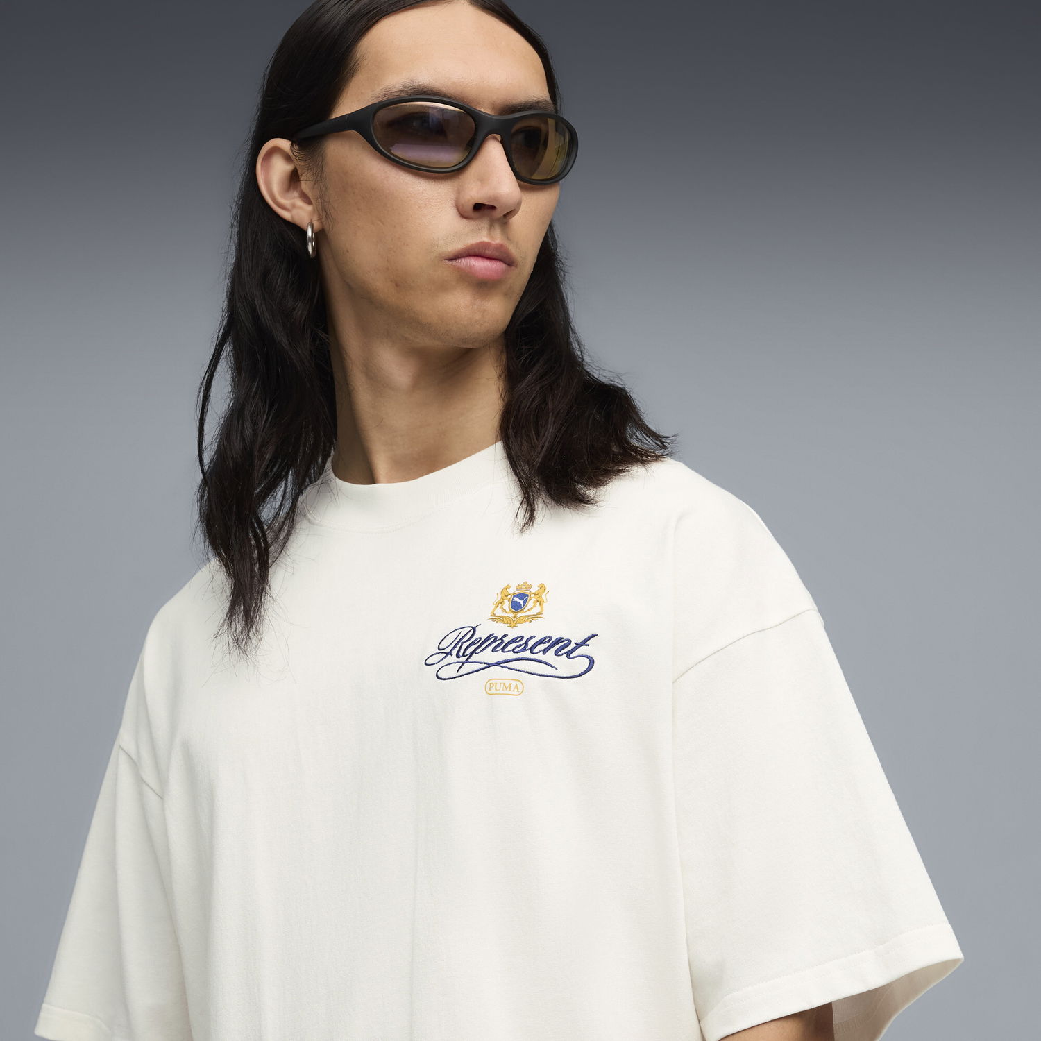 Tričko Puma PUMA x REPRESENT Oversized Printed T-Shirt Béžová | 632544_31, 1
