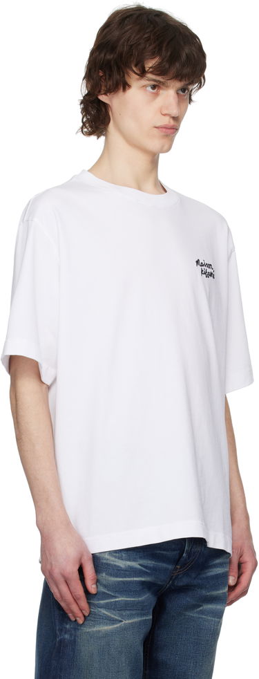 Tričko MAISON KITSUNÉ Maison Kitsuné Handwriting Oversize T-Shirt Šedá | OM00123KJ0119, 4