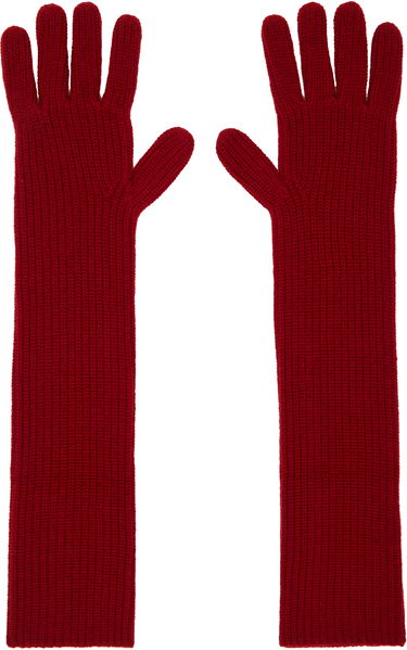 Rukavice Loulou de Saison Loulou de Saison Milos Cashmere Long Gloves Čierna | MILOS, 3