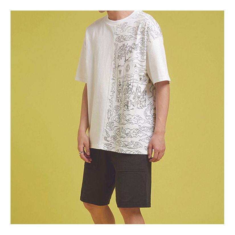 Tričko Converse Graphic Print Casual Short Sleeve T-Shirt Biela | 10021405-102