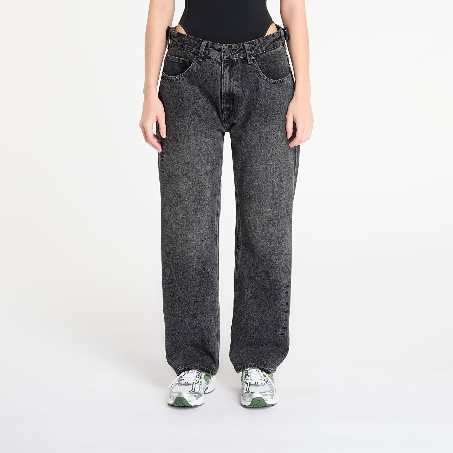 Džínsy Footshop Playboy x FTSHP Denim Pants UNISEX Black Čierna | FTSHP_515, 1