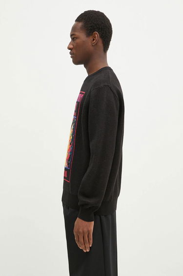 Sveter thisisneverthat thisisneverthat Basketball Hoop Knit Sweater Čierna | TN243KKNPK04, 1