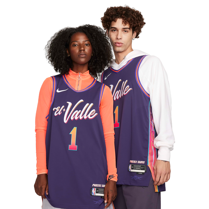 Dres Nike City Edition Suns Devin Booker Authentic Jersey Fialová | DX8773-535