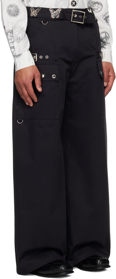Cargo nohavice Chopova Lowena Thunderhull Wide-Leg Cargo Trousers Čierna | 4058, 4