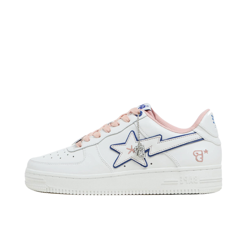 Tenisky a topánky BAPE BAPY x Bape Sta "White Pink" Biela | BPYSNSN0061C