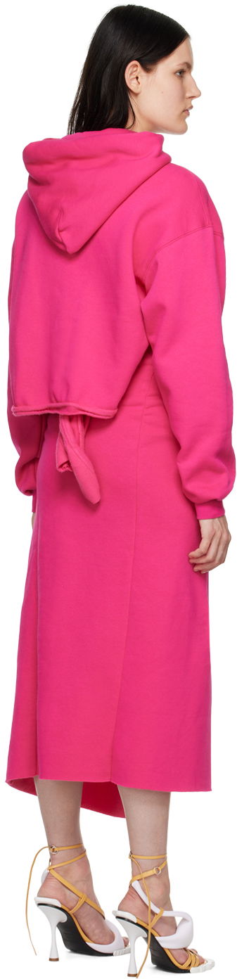 Šaty Ottolinger Ottolinger Hooded Midi Dress Ružová | 1501506, 2