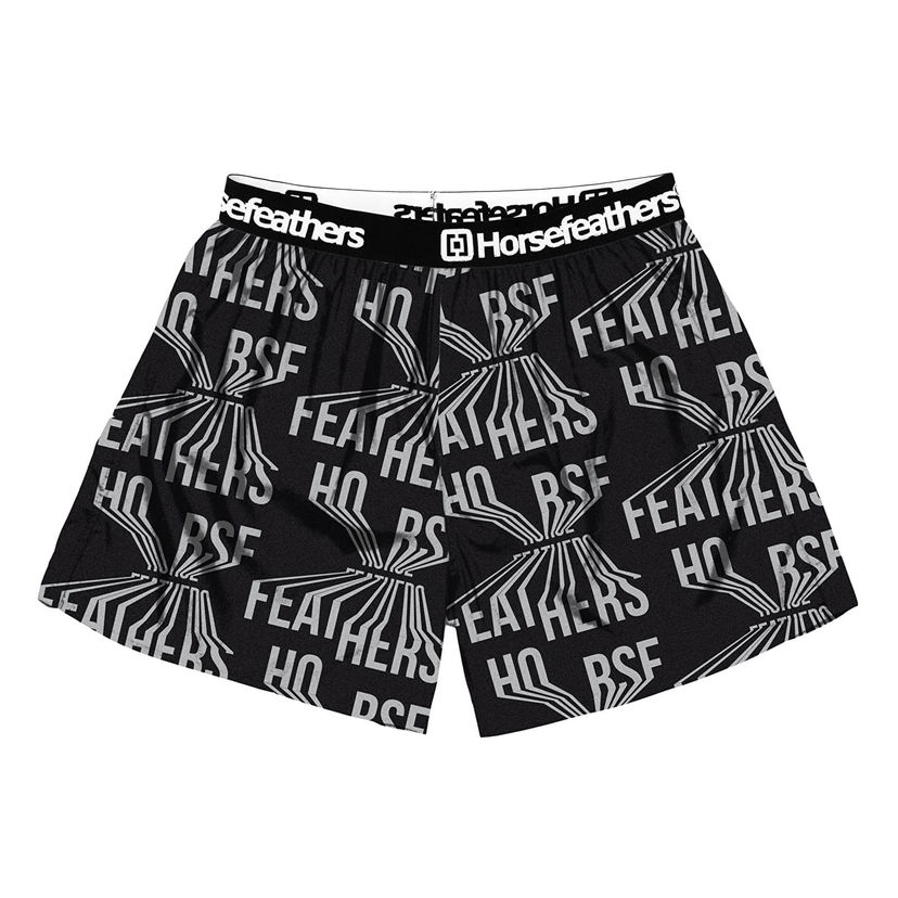 Boxerky Horsefeathers Boxers Frazier Boxer Shorts Bevel Čierna | AM166C